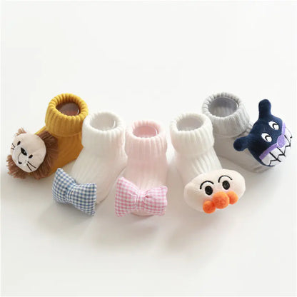 Baby Floor Socks, Infant Walking Socks, Newborn Crew Socks
