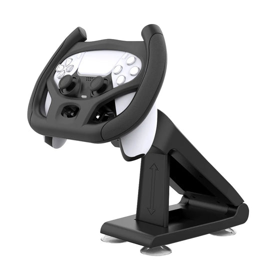 Gaming Steering Wheel Attachment for PS5 DualSense - Suction Cup Mount