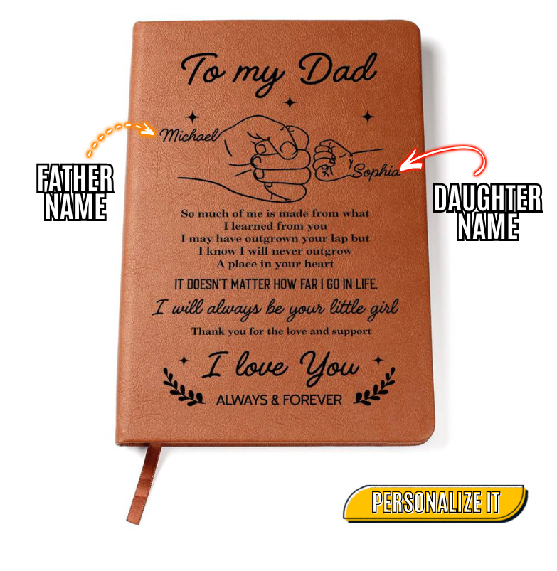 Father daughter keepsake journal
