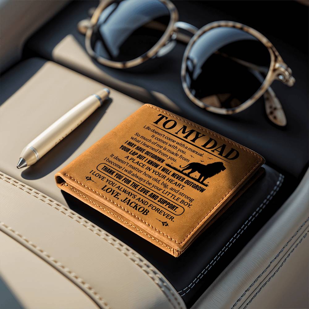 Dad wallet gift from son
