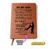 Personalized leather notebook for son
