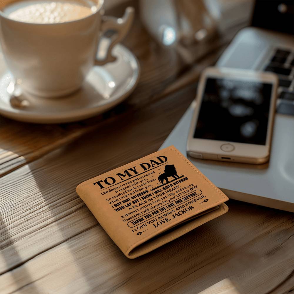 Dad wallet gift from son
