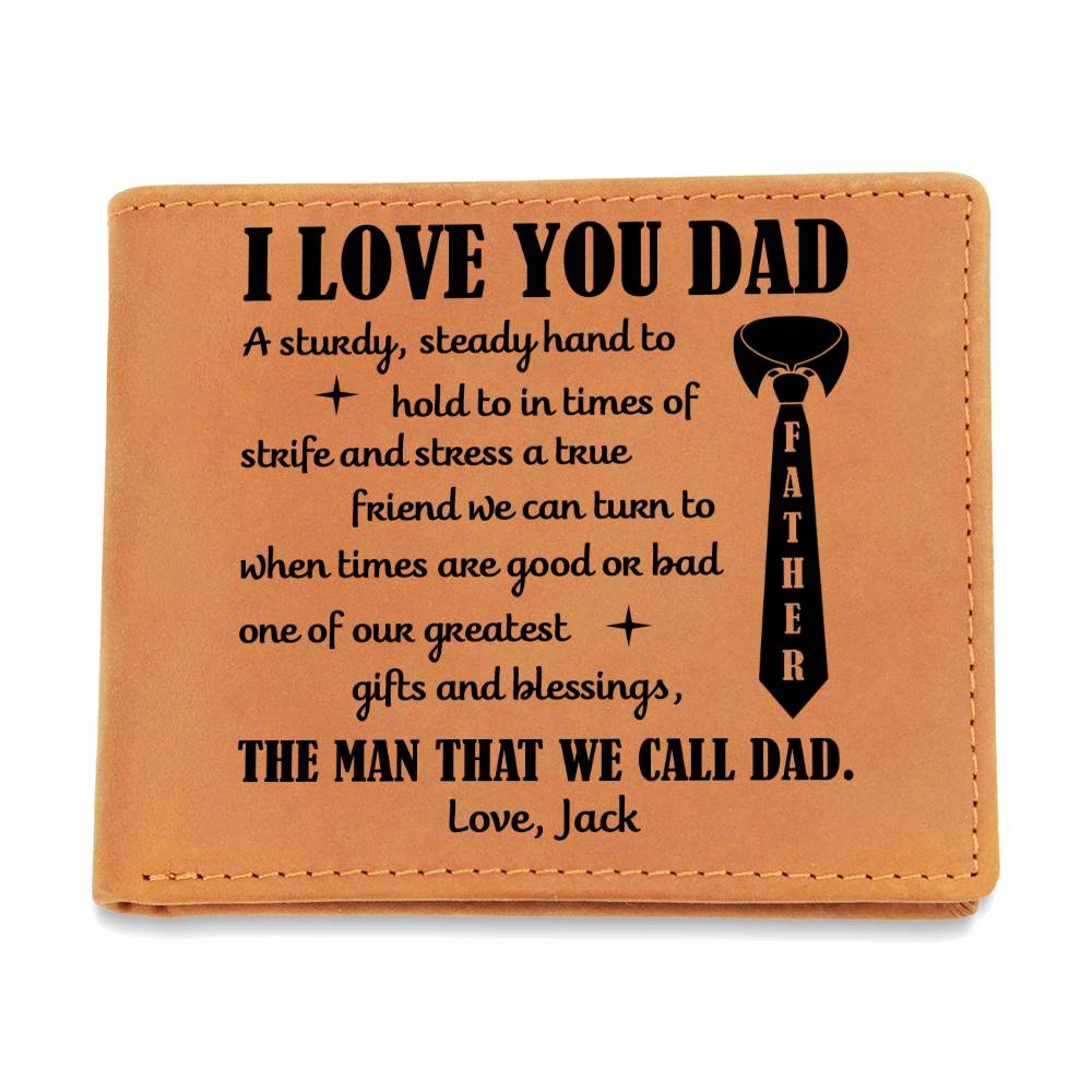 Dad wallet gift from son
