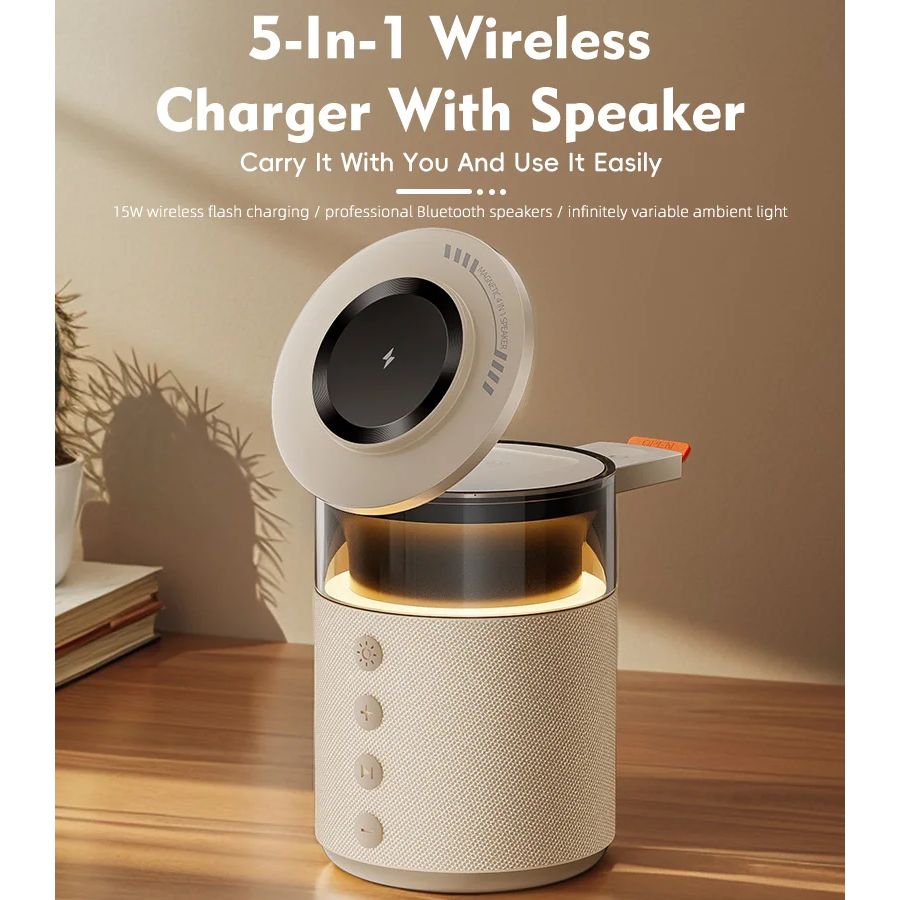 5-in-1 Magnetic Wireless Charging Station