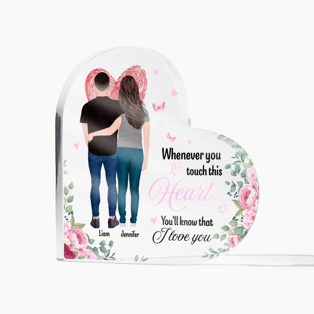 Acrylic Heart Plaque