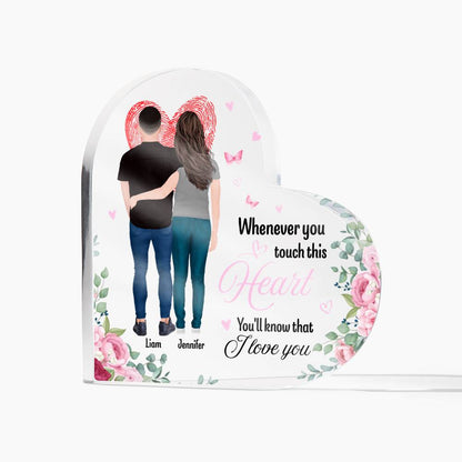 Acrylic Heart Plaque