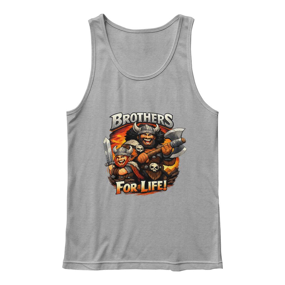 Brothers For Life Tank Top – Viking Warrior Graphic Tee