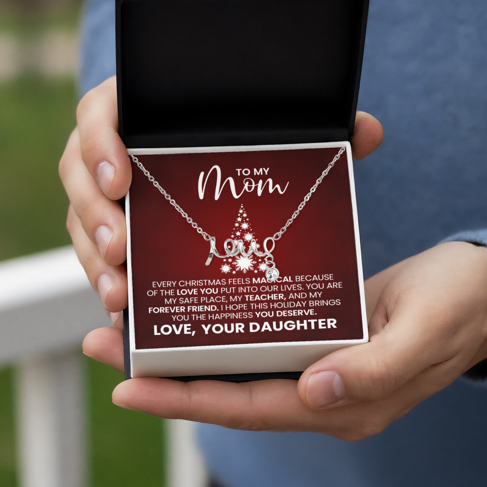 
Love Pendant Necklace for Mom