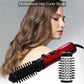 Ckeyin Hair Dryer Brush 2 in 1 Hot Air Spin Brush Curling Straightening Styling Auto-Rotating Ionic round Blow Dryer Volumizer