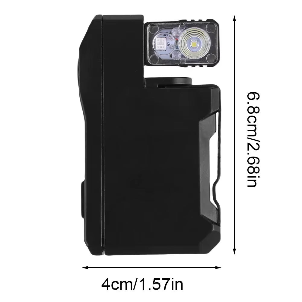 G5 Mini EDC Flashlight 400Lumens Rechargeable Portable Pocket Flashlight Torch 180° Rotating Head for Outdoor Hiking Emergency