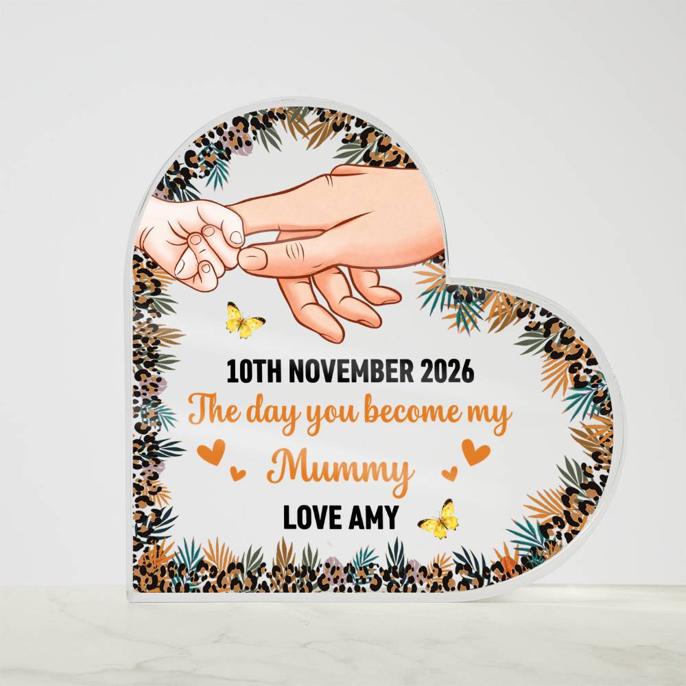Heart Shaped Mom Keepsake Gift
