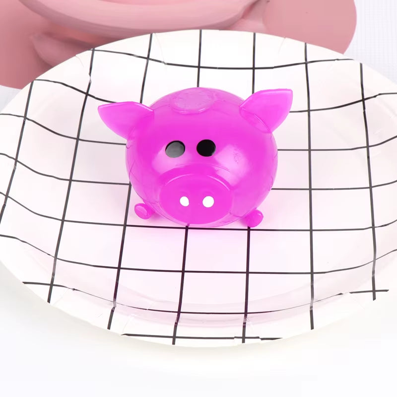 1Pcs Sticky Jello Pig Cute anti Stress Splat Venting Water Pig Vent Toy Squishy Antistress Pressure Relief Toy
