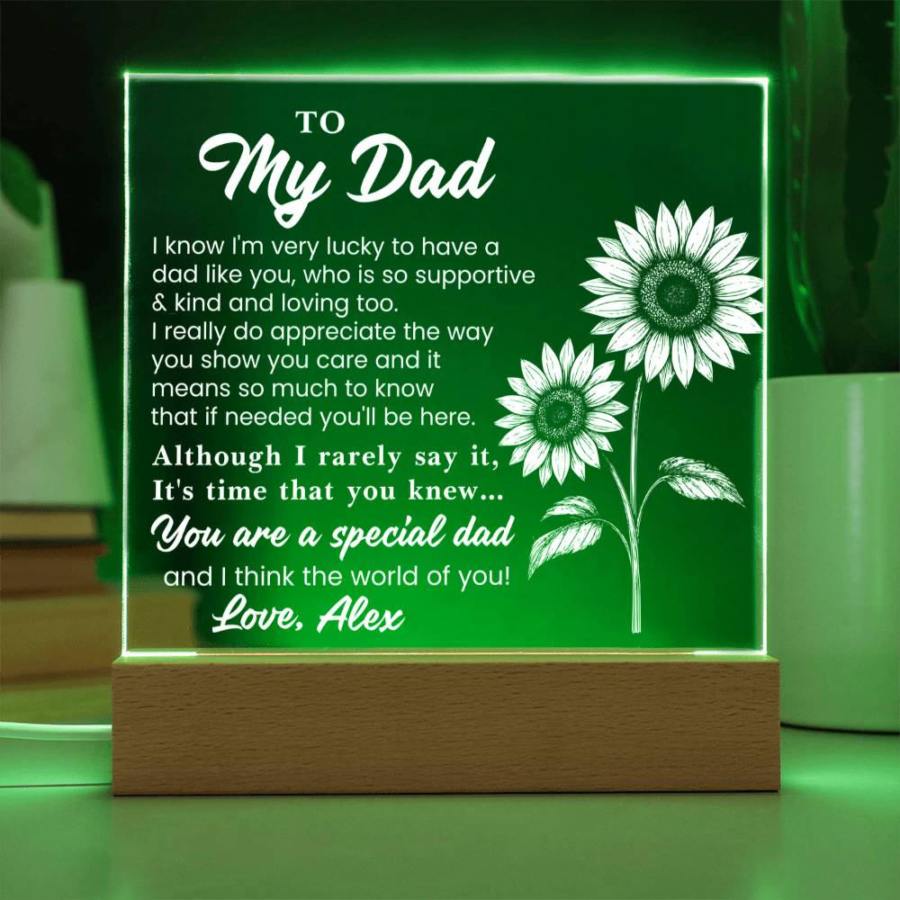 Father’s Day plaque gift for dad
