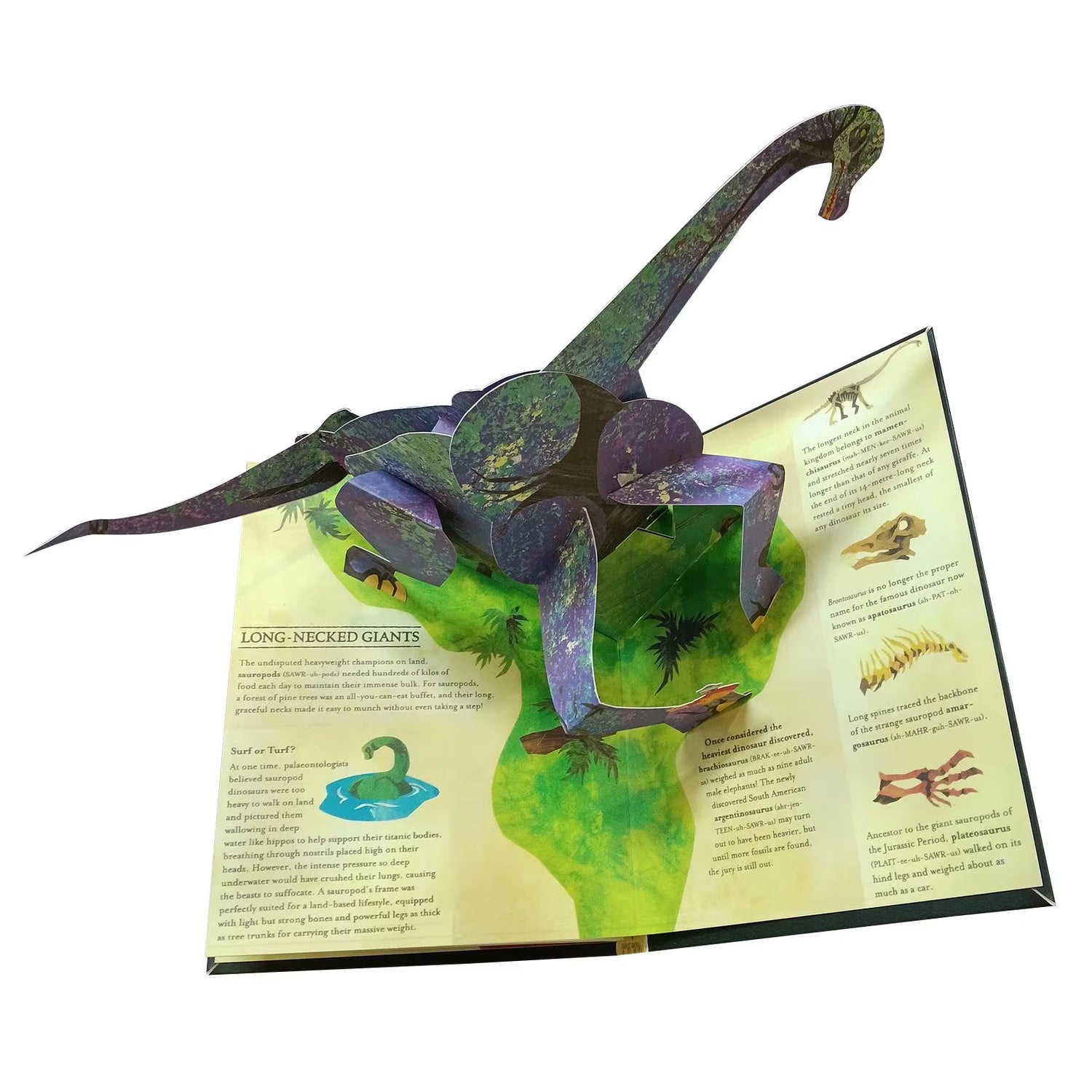 3D Dinosaur Book Dinosaurs Activity Book Creative Encyclopedia Prehistorica for Children Boys Girls Gift for Dinosaur Lovers