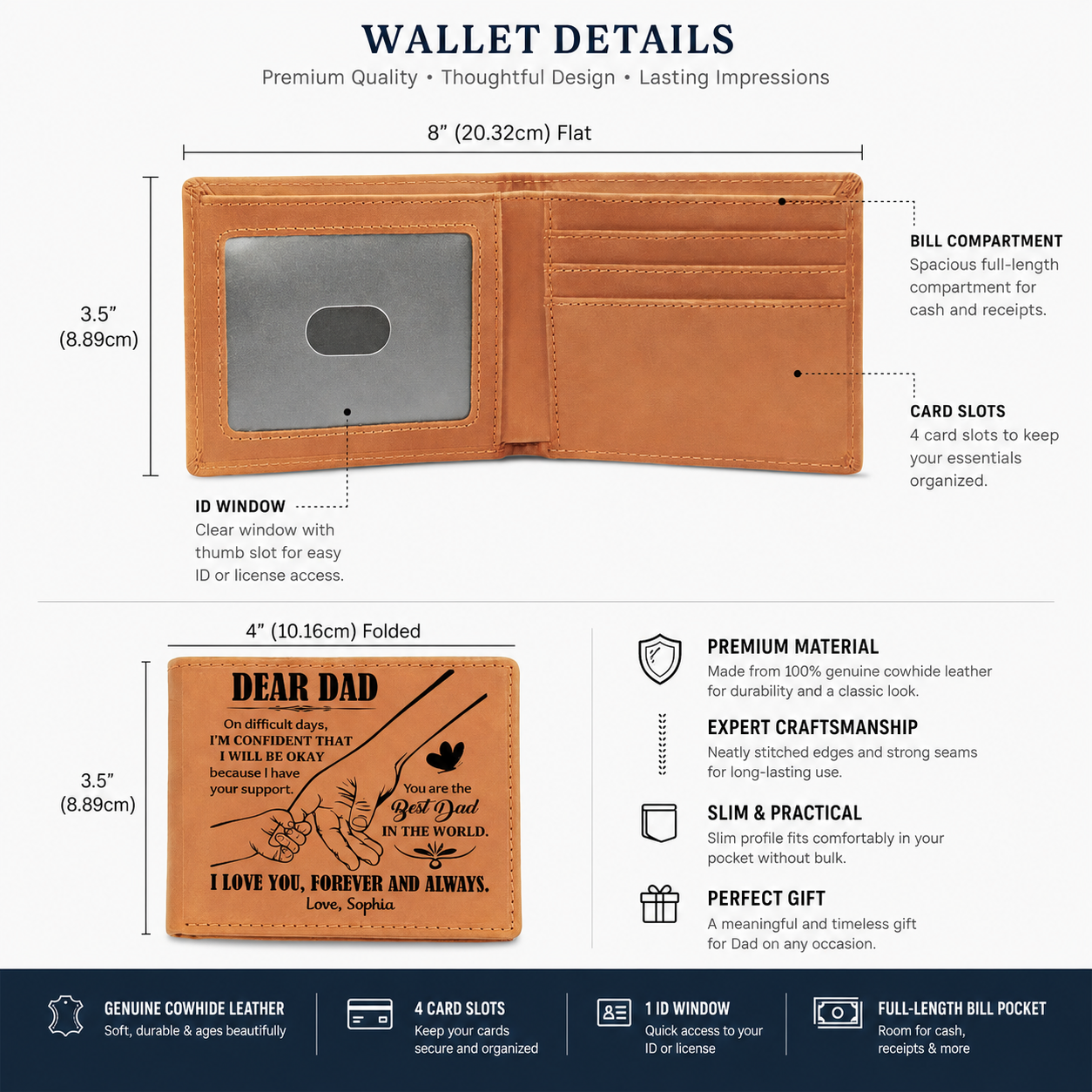 Christmas gift for dad wallet
