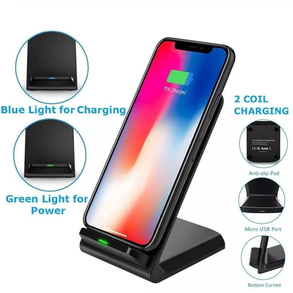 1/2 Pack 35W Wireless Fast Charger Stand Dock Cradle for Iphone 17 Pro Max Air