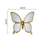 1PC Retro Resin Insect Wing Butterfly Dragonfly Pendant Living Room TV Background Mirror Wall Hanging Ornaments