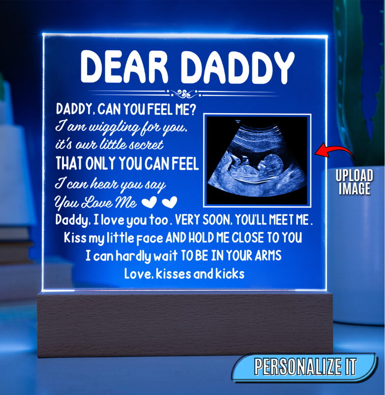 Upload image dad plaque gift
