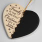 Personalized Family Photo Heart Ornament – Custom Family Name Ceramic Christmas Ornament, Holiday Keepsake for Parents & Grandparents