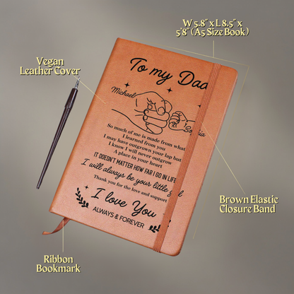 Sentimental dad keepsake notebook
