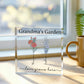 Personalized Grandma’s Garden Acrylic Block – Custom Flower Name Gift