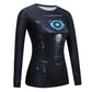 Fitness Apparel, Tight-Fitting Long Sleeve T-Shirt