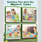 Magnetic Building Blocks Magnet Set for Boys Girls Age 3+ Diy Model Child Kids Montessori Sensory Toys