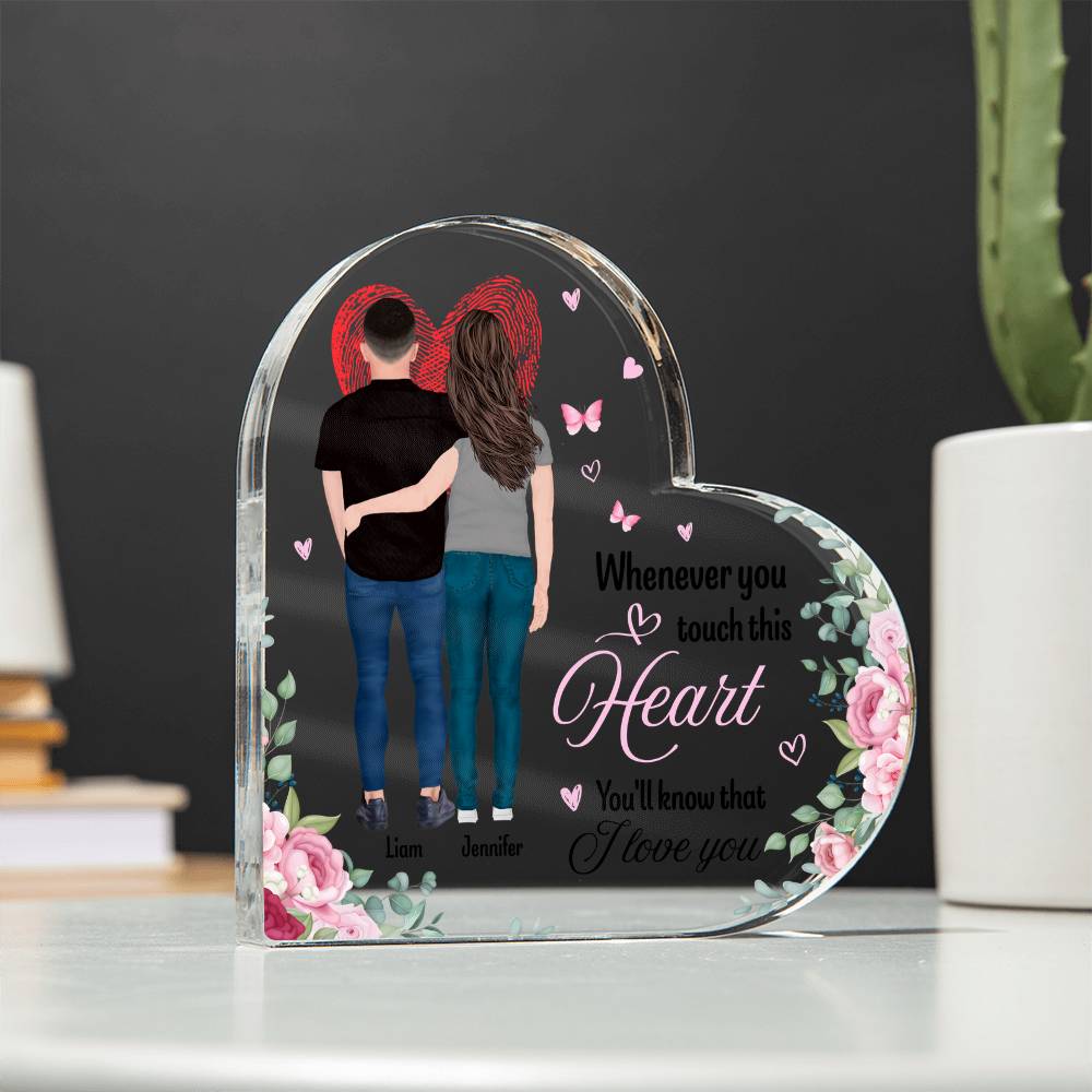 Acrylic Heart Plaque