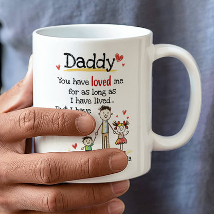 Personalized Daddy Mug from Kids
