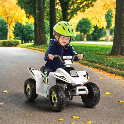 CIPACHO 6V Kids Ride on Electric ATV, Ride Car with 4 Wheels, Ride-On Toy for Toddlers 3-5 Boys & Girls