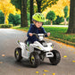 CIPACHO 6V Kids Ride on Electric ATV, Ride Car with 4 Wheels, Ride-On Toy for Toddlers 3-5 Boys & Girls