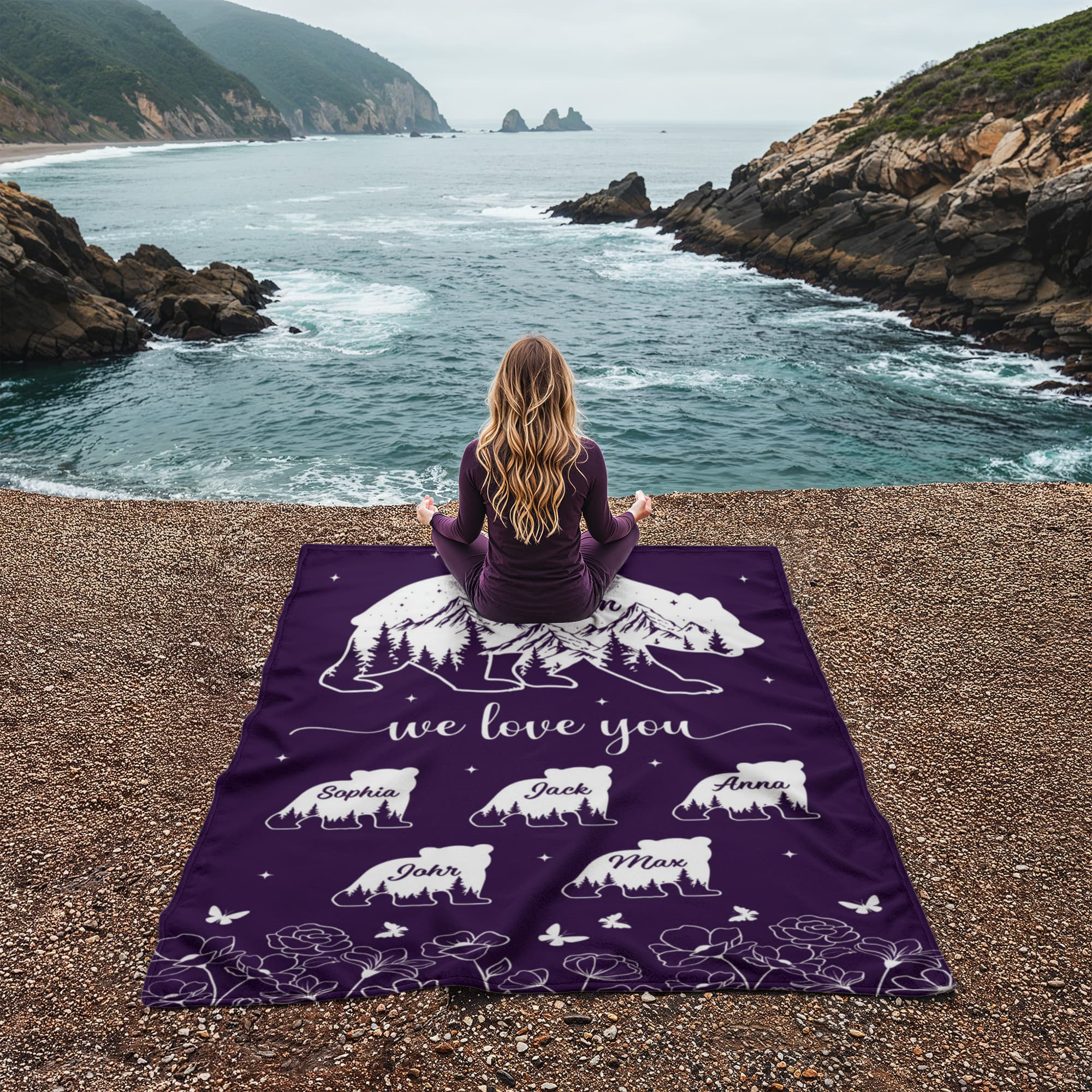 Mother’s Day Bear Blanket Gift for Mom

