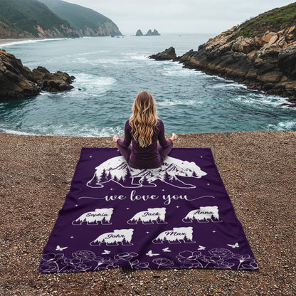 Mother’s Day Bear Blanket Gift for Mom
