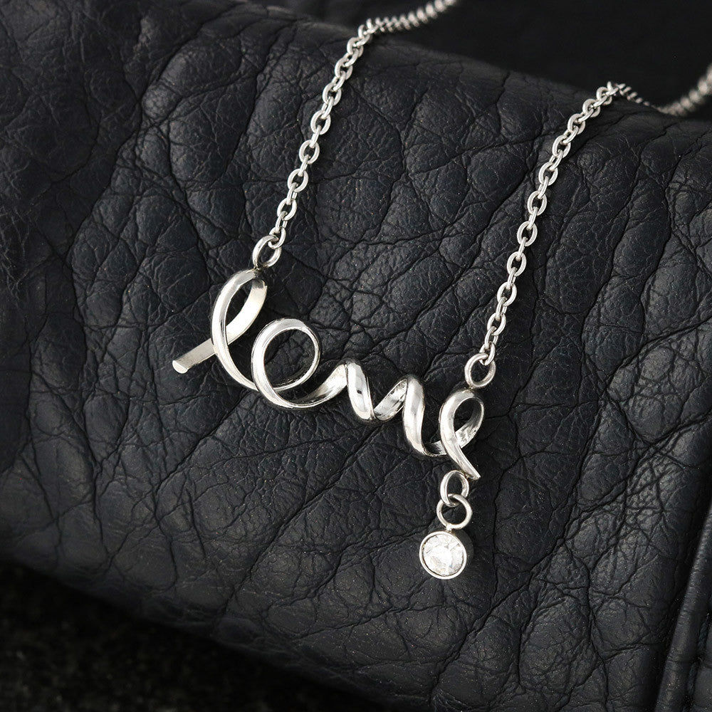 Christmas Necklace Gift with Message Card for Mom

