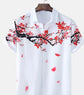 Men’s Japanese Cherry Blossom Button Down Hawaiian Shirt