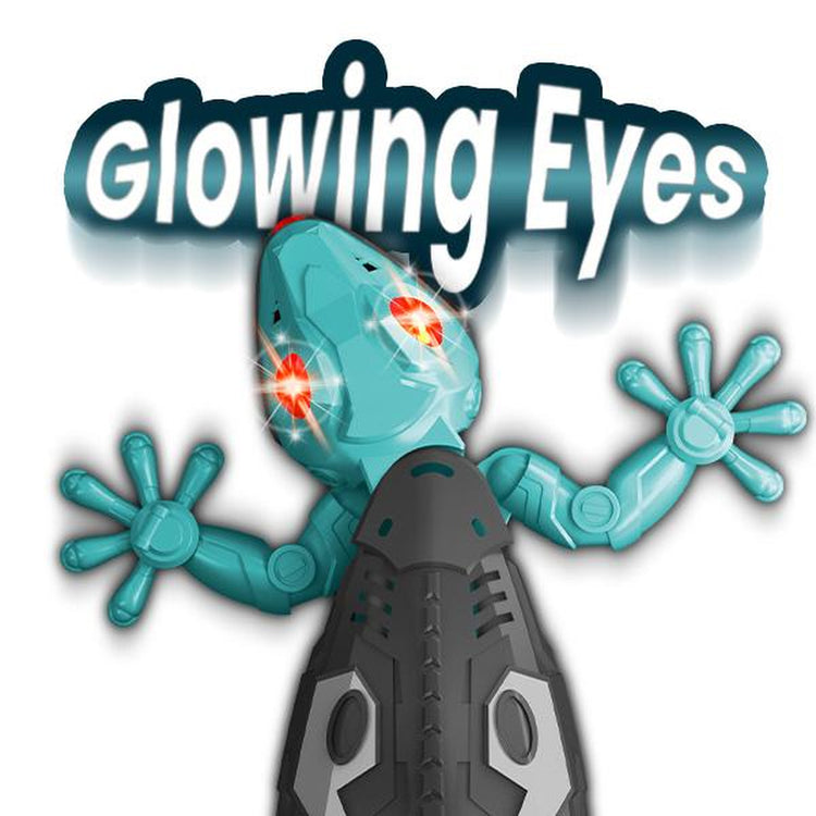 [34]Wall Crawler Gecko, Winktoys Remote Control Toy, Electric Lizard Toy with LED Glowing Eyes, 360° Spin, Animal Toy, Fun Indoor Toy, Gift Idea, Party Toy, Cool Gifts, Family Fun