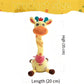 2025 Upgraded Music Giraffe Ornament English Version Singing, Dancing Repeating Your Words with Shining LED Lights Kid Day Gifts