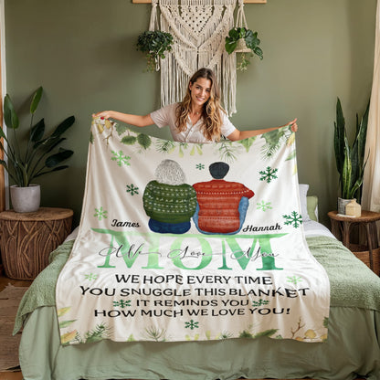 Personalized Fleece Blanket for Mother