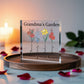 Personalized Grandma’s Garden Acrylic Block – Custom Flower Name Gift