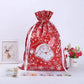 Christmas Gift Bags 5PCS Stand up Drawstring Foil Gift Wrapping Sacks Pouches for Xmas Presents Party Favor Decoration Supplies