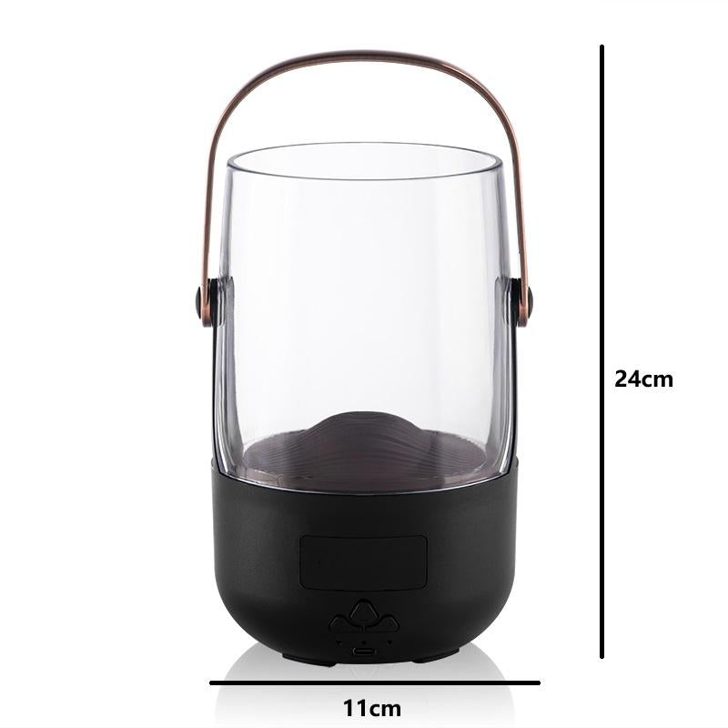 Transform Your Space with the Cozy Nights 200ML Vintage Flame Diffuser - Programmable Aromatherapy & Safety Auto-Off