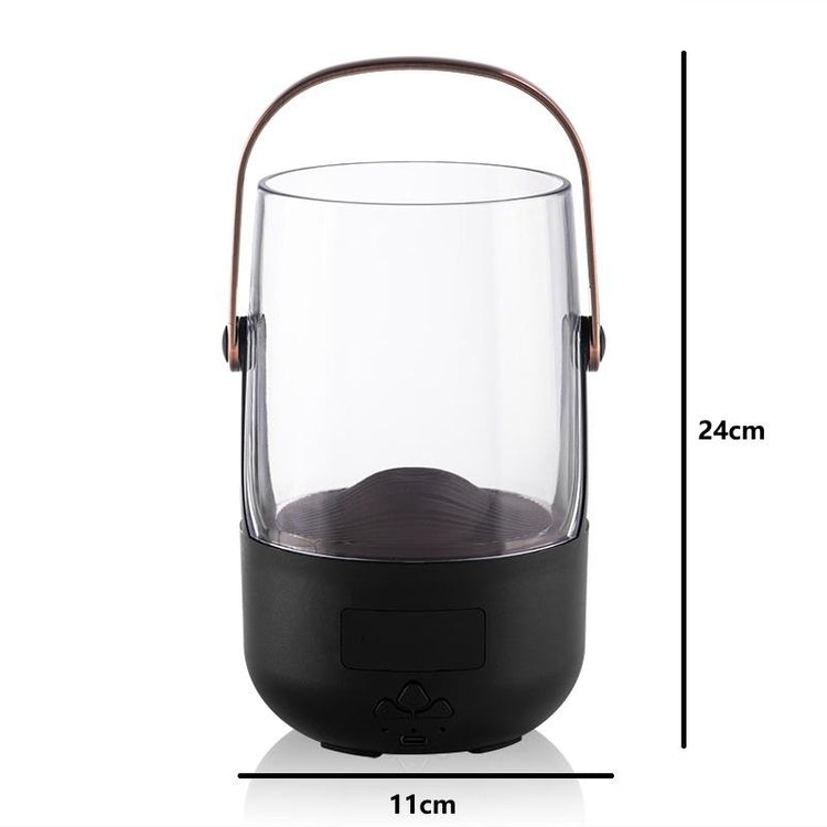 Transform Your Space with the Cozy Nights 200ML Vintage Flame Diffuser - Programmable Aromatherapy & Safety Auto-Off
