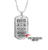 Bonus dad appreciation dog tag gift