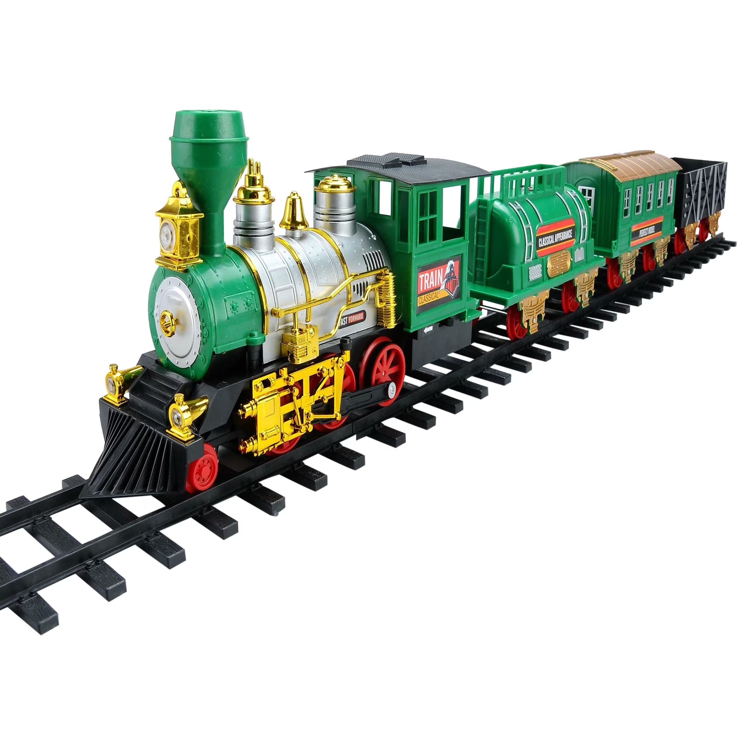Northlight Ready to Play Animated Classic Christmas Express (20 Pieces) Battery Powered Model Train Set