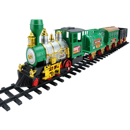 Northlight Ready to Play Animated Classic Christmas Express (20 Pieces) Battery Powered Model Train Set