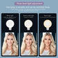 360° LED Ring Light with Mirror & Phone Holder ，3-In-1 Rechargeable Makeup Light for Live Streaming, Video Calls, Selfie (Portable, 3 Color Temperatures, Foldable),Halloween,Halloween Makeup