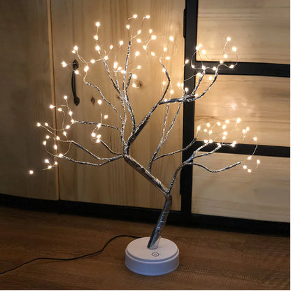 LED Sparkling Bonsai Tree Light – Fairy Spirit Desktop Lamp