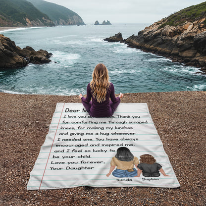 Sentimental Mom Blanket Gift
