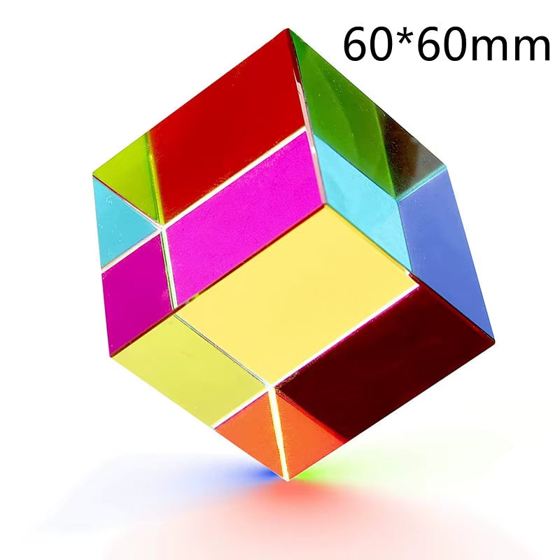 Color Cube Prism 30 50 60 40Mm Crystal Magic Cmy Cube