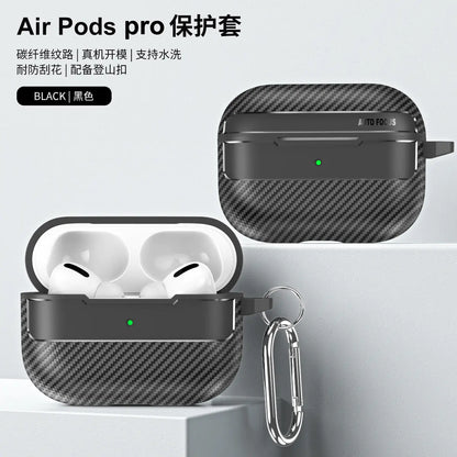 Carbon Fiber Protective Case for AirPods Pro, 2, and 3